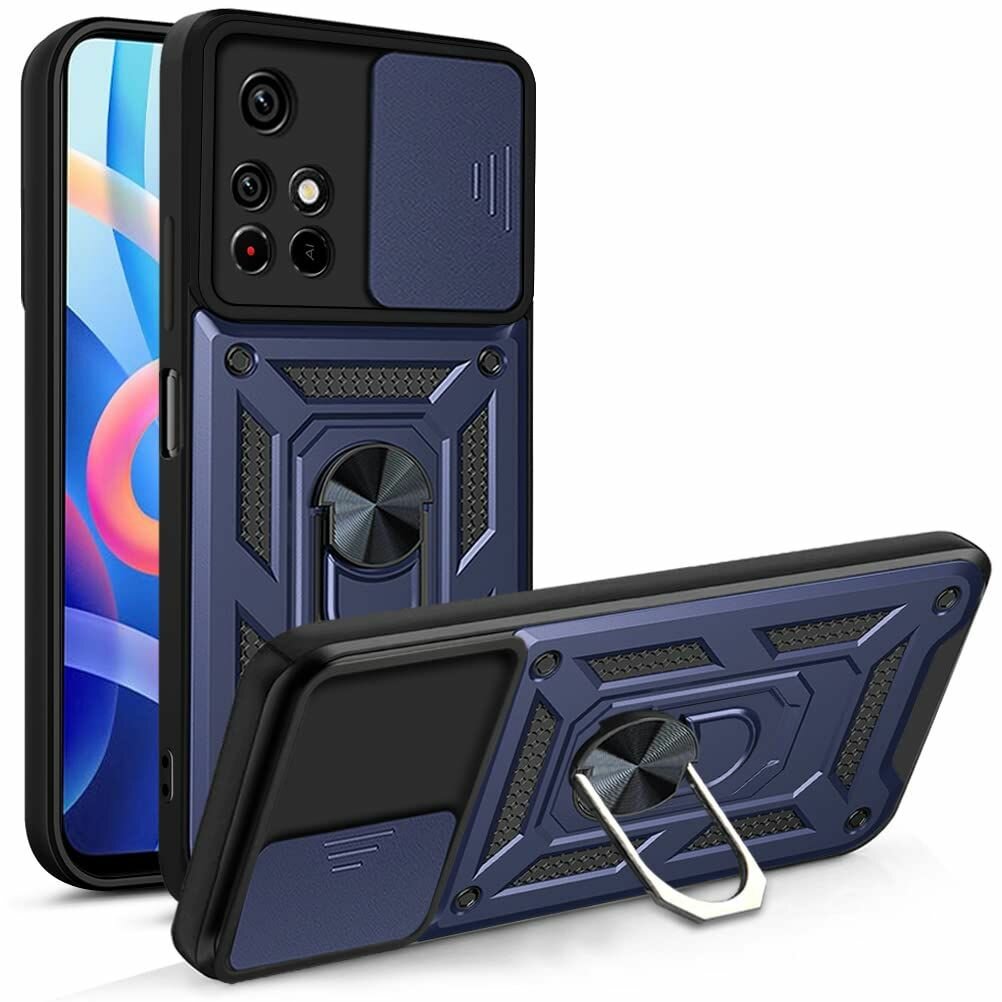 Корпус объектива скользящей камеры для броневой крышки бампера Xiaomi Poco M4 Pro 4G