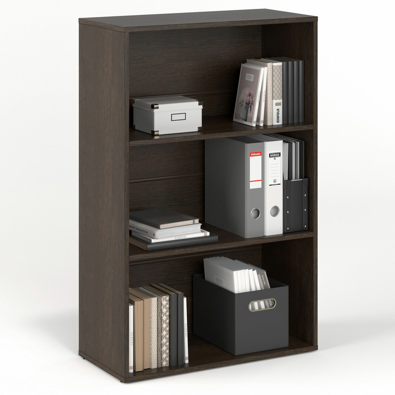 Стеллаж МагМебель Б12 венге