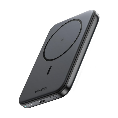 Внешний магнитный аккумулятор UGREEN 5000 PB 560 Mag-Go 15W 25866 серый Повербанк 489900₽