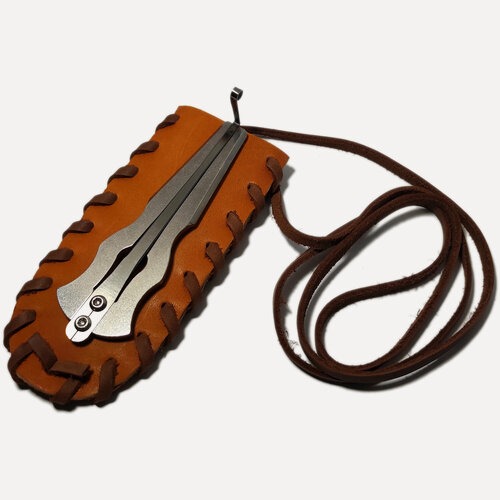 Изображение товара Варган Глазырина "Маяк" с кожаным чехлом - музыкальный инструмент для начинающих и профессионалов, великолепный подарок