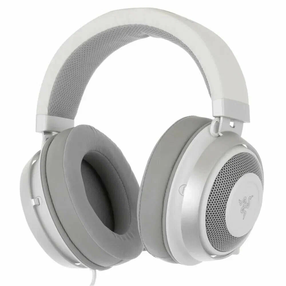 Наушники с микрофоном игровые Razer Kraken Pro V2 Oval серебрян — фото 1