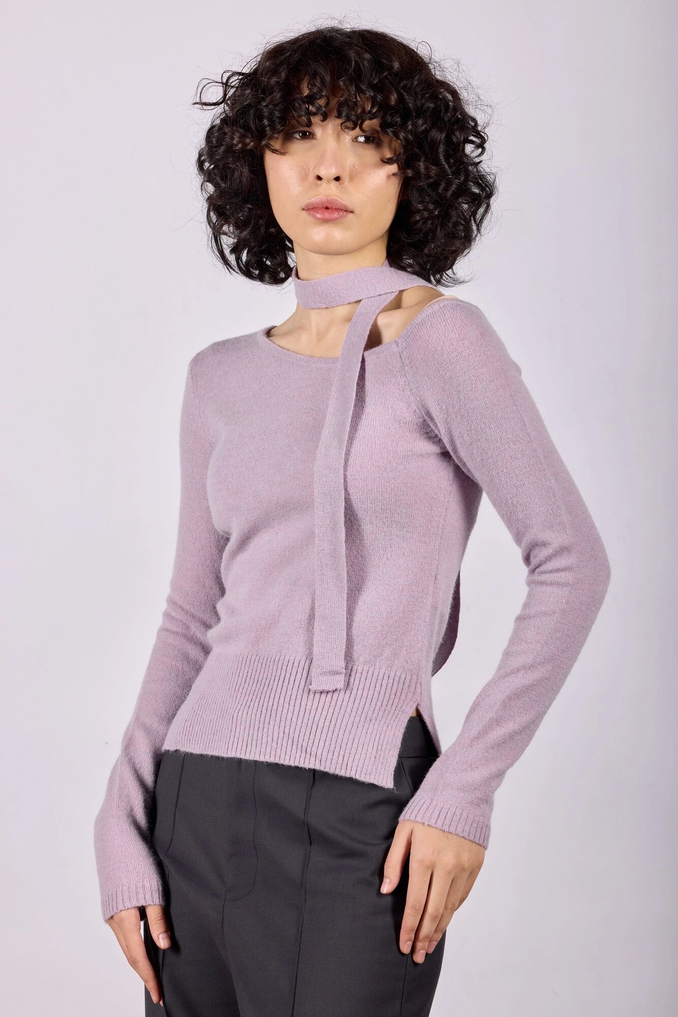 Джемпер Selfie, размер XS, лавандовый — фото 1