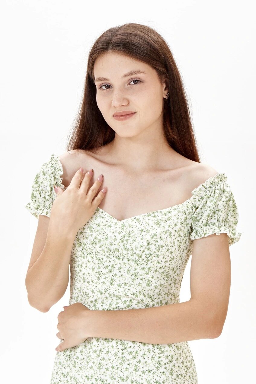 Платье Selfie, размер S, зеленый — фото 1