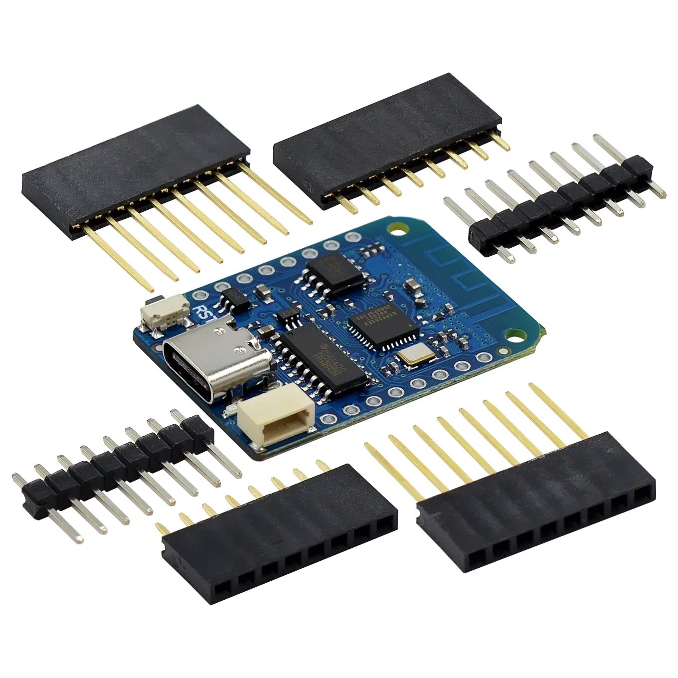 WEMOS D1 Mini V4.0.0 TYPE-C USB WIFI Плата Интернета вещей на базе ESP8266 4 МБ MicroPython Nodemcu Arduino Совместимость