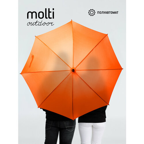 фото Зонт-трость molti, оранжевый