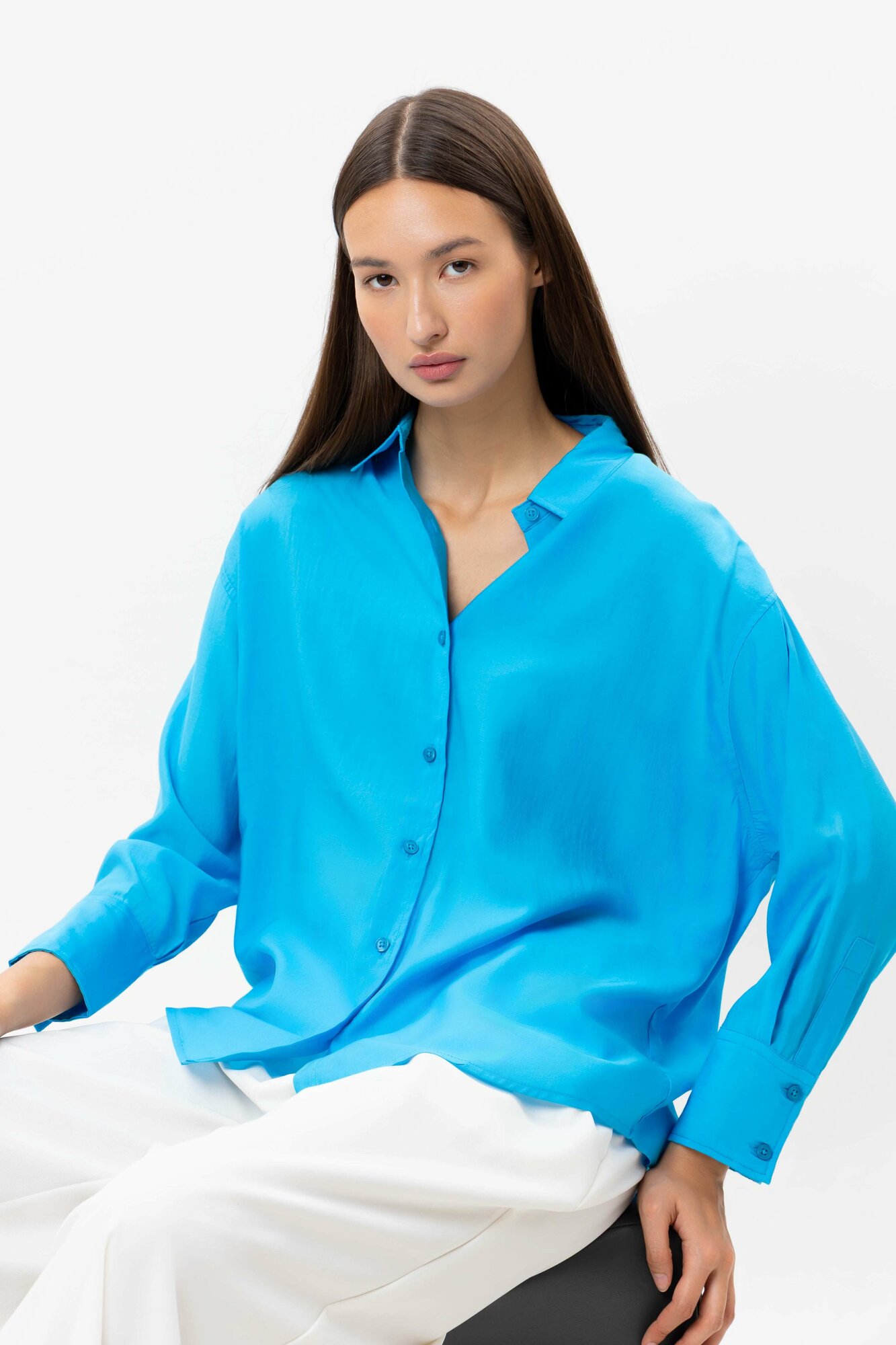 Блуза TERRA PRO, размер L, blue — фото 1