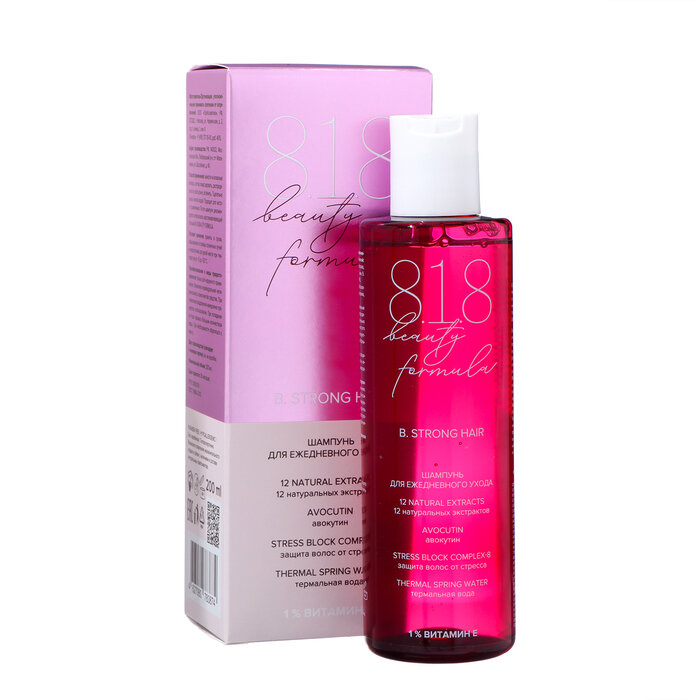818 beauty formula Estiqe Шампунь для Ежедневного ухода, фл. 200 мл