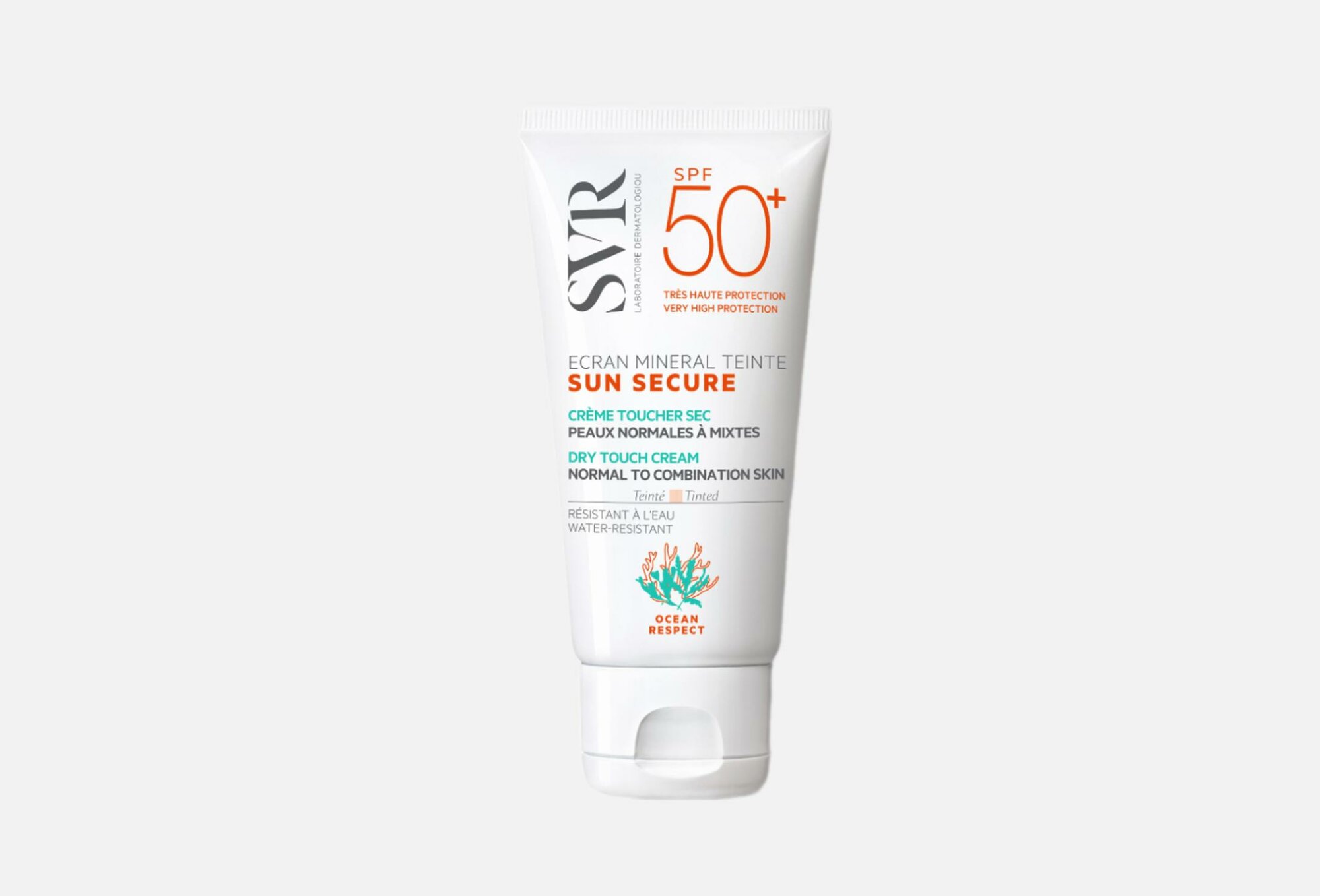 Солнцезащитный тонирующий крем SPF50+ SVR Ecran mineral teinte