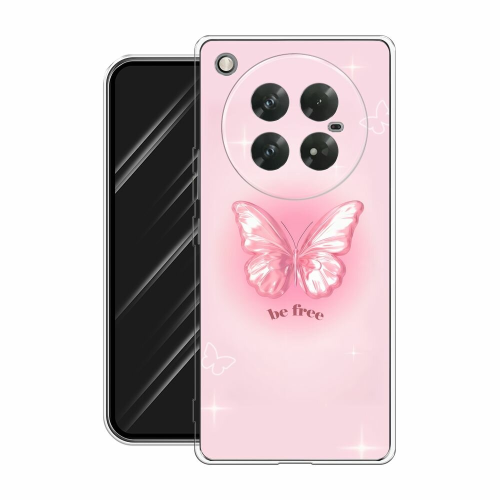 Чехол на Infinix Zero 40 5G / Инфиникс Зеро 40 5G с принтом "Be free butterfly 1" — фото 1