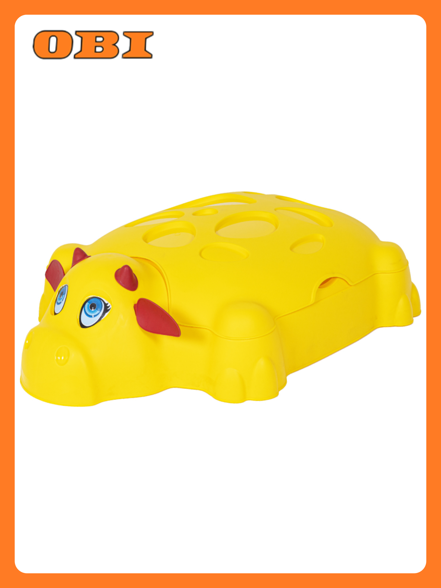 Детская песочница Helex Корова 116х83х30 см желтый