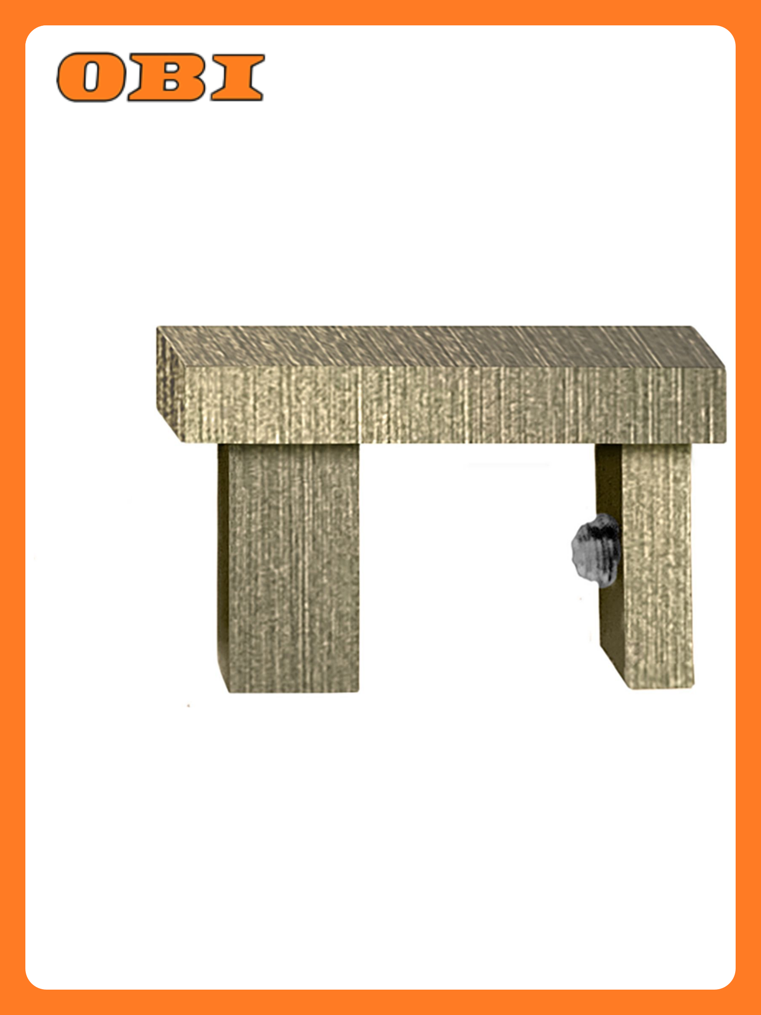 Держатель карниза Orbis двухрядный сатиновый золотистый металл