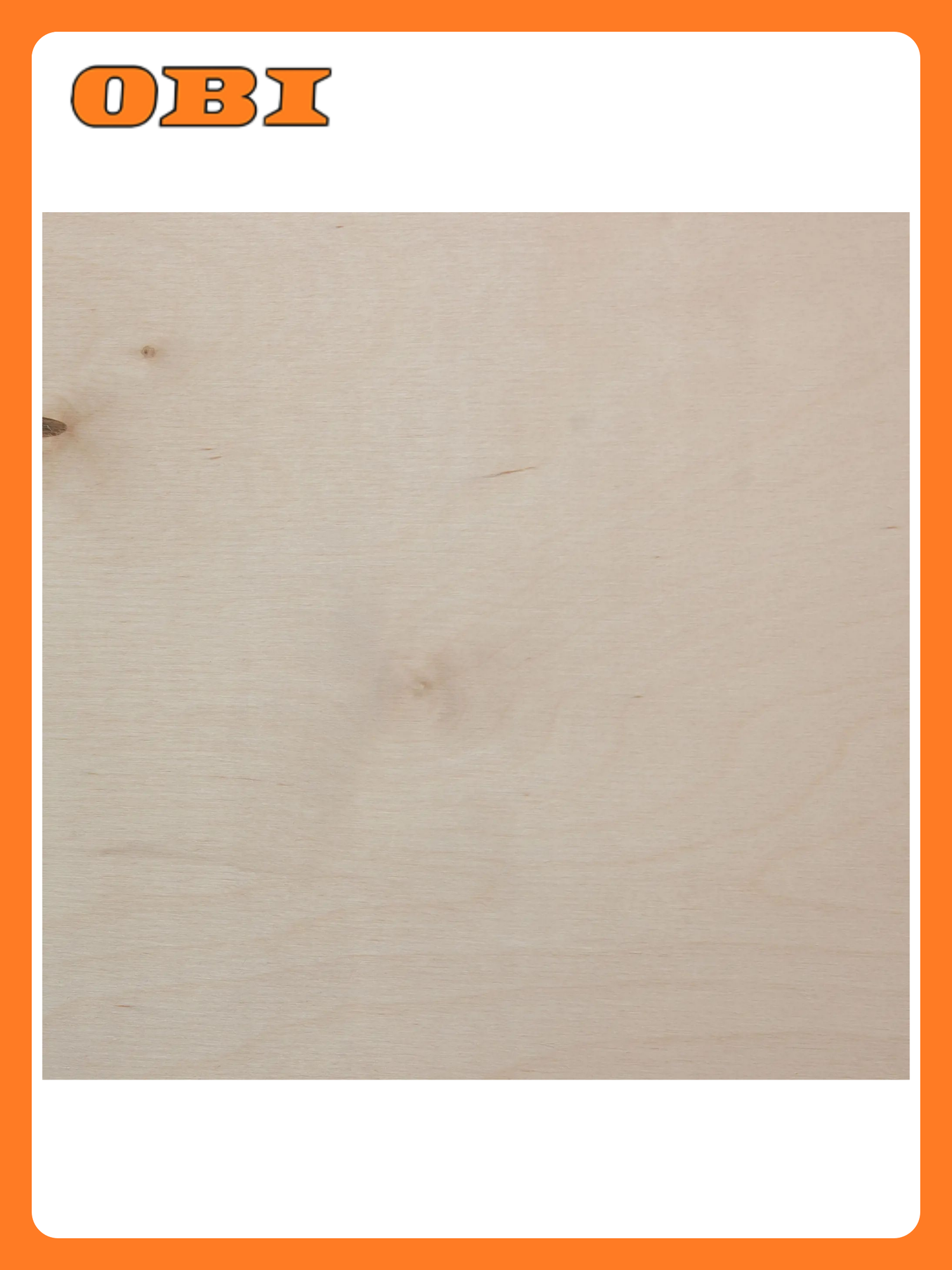 Фанера фк 3/4 шлифованная берёза 1525х1525 10 мм