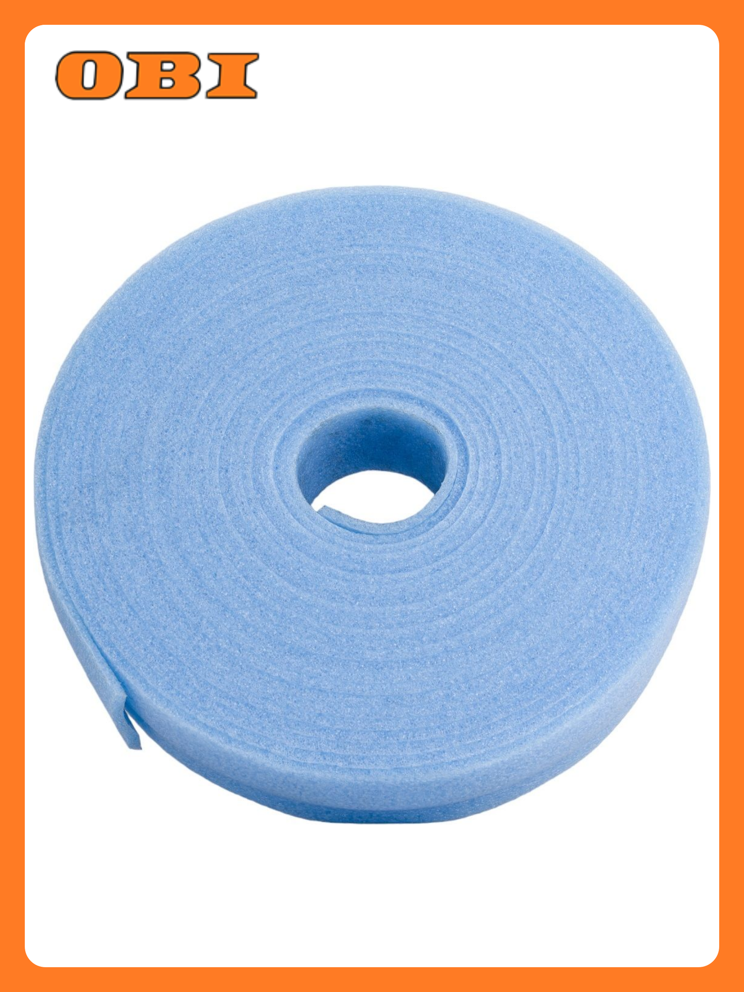 Уплотнительная лента IZOWAY кромочная самоклеящаяся для стяжки 100x8 мм 20 м синяя