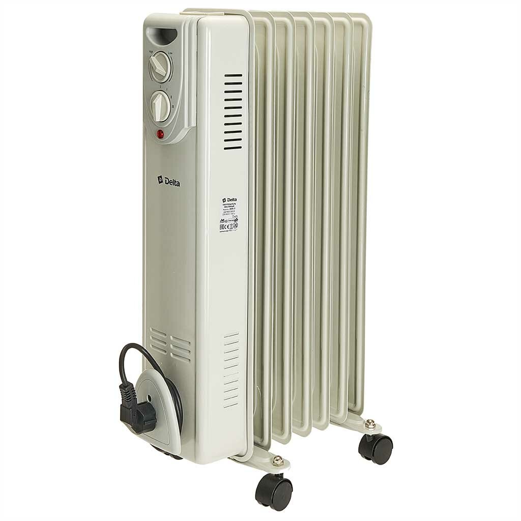Обогреватель масляный Delta D05-7 7 секций 1500 Вт термостат