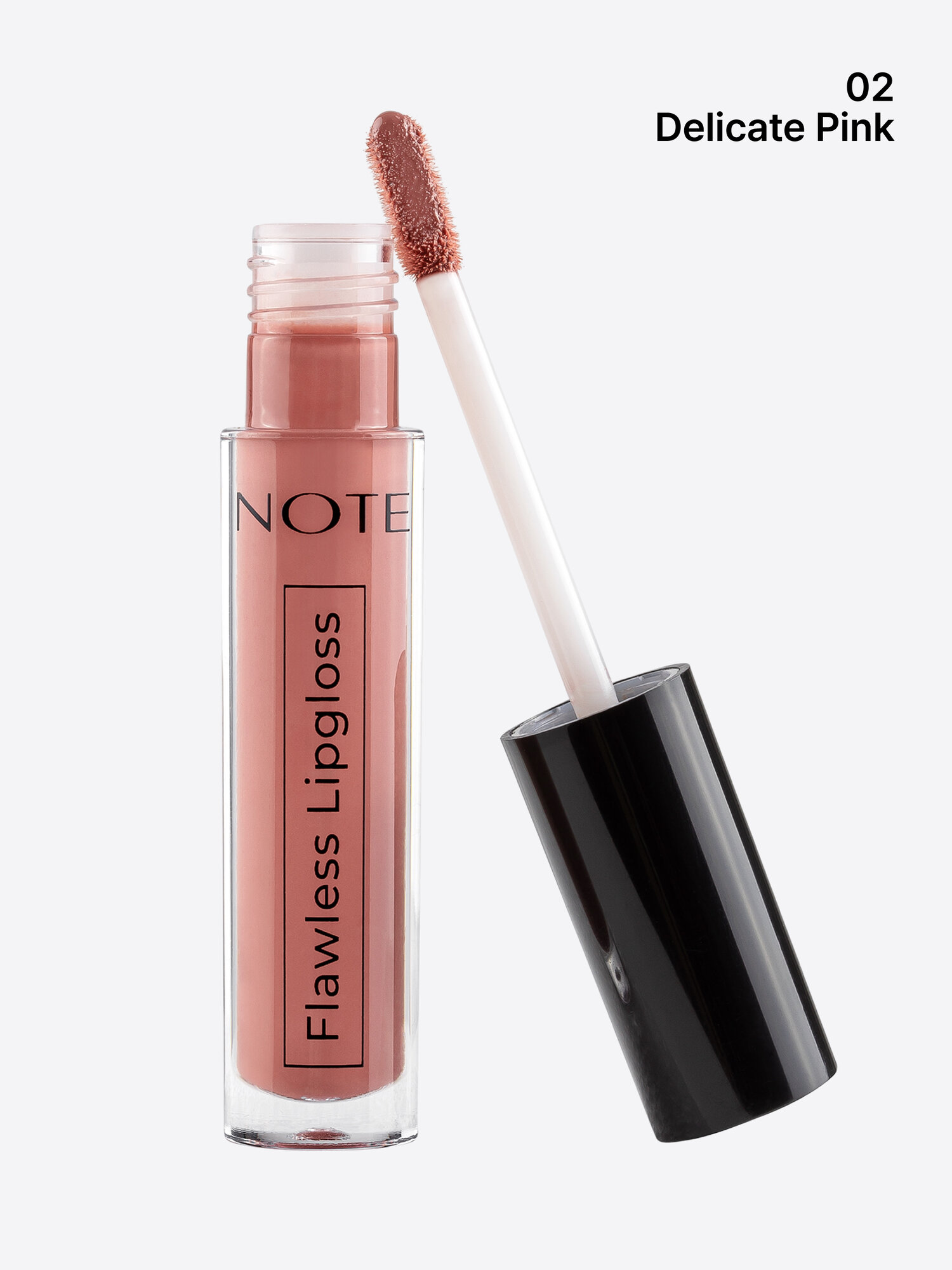 NOTE Flawless Lipgloss №02 — блеск для губ с зеркальным сиянием — фото 1