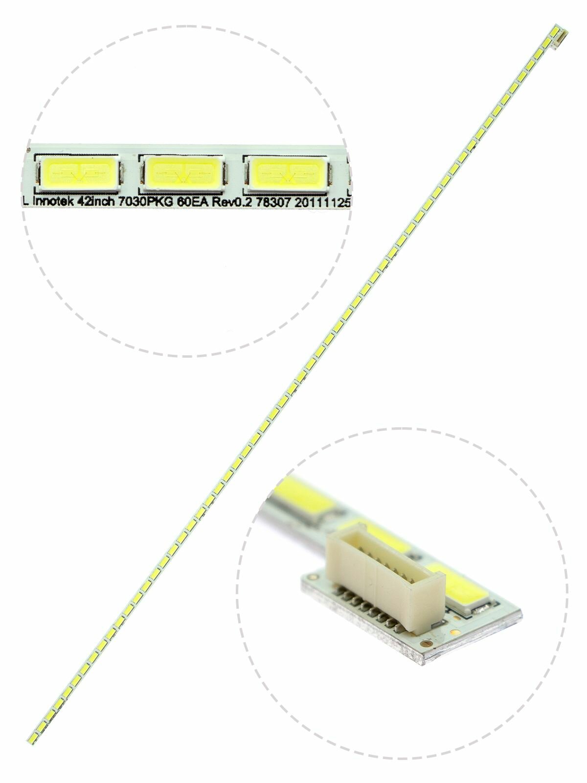 Подсветка LG Innotek 42Inch 7030PKG 60EA ( комплект 1 шт )