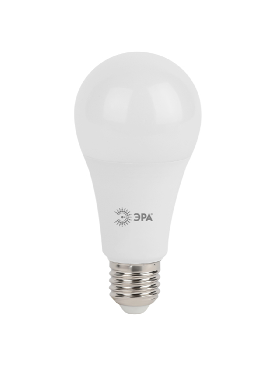 Лампочка светодиодная ЭРА 25Вт 2000Лм 4000К. Е27 A65 нейтральный белый свет груша