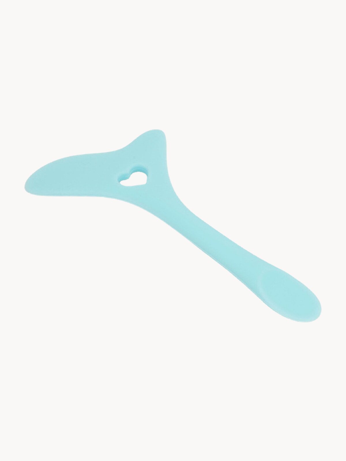 Трафарет для макияжа, силиконовый, 11,7 × 6 × 0,7 см, цвет голубой