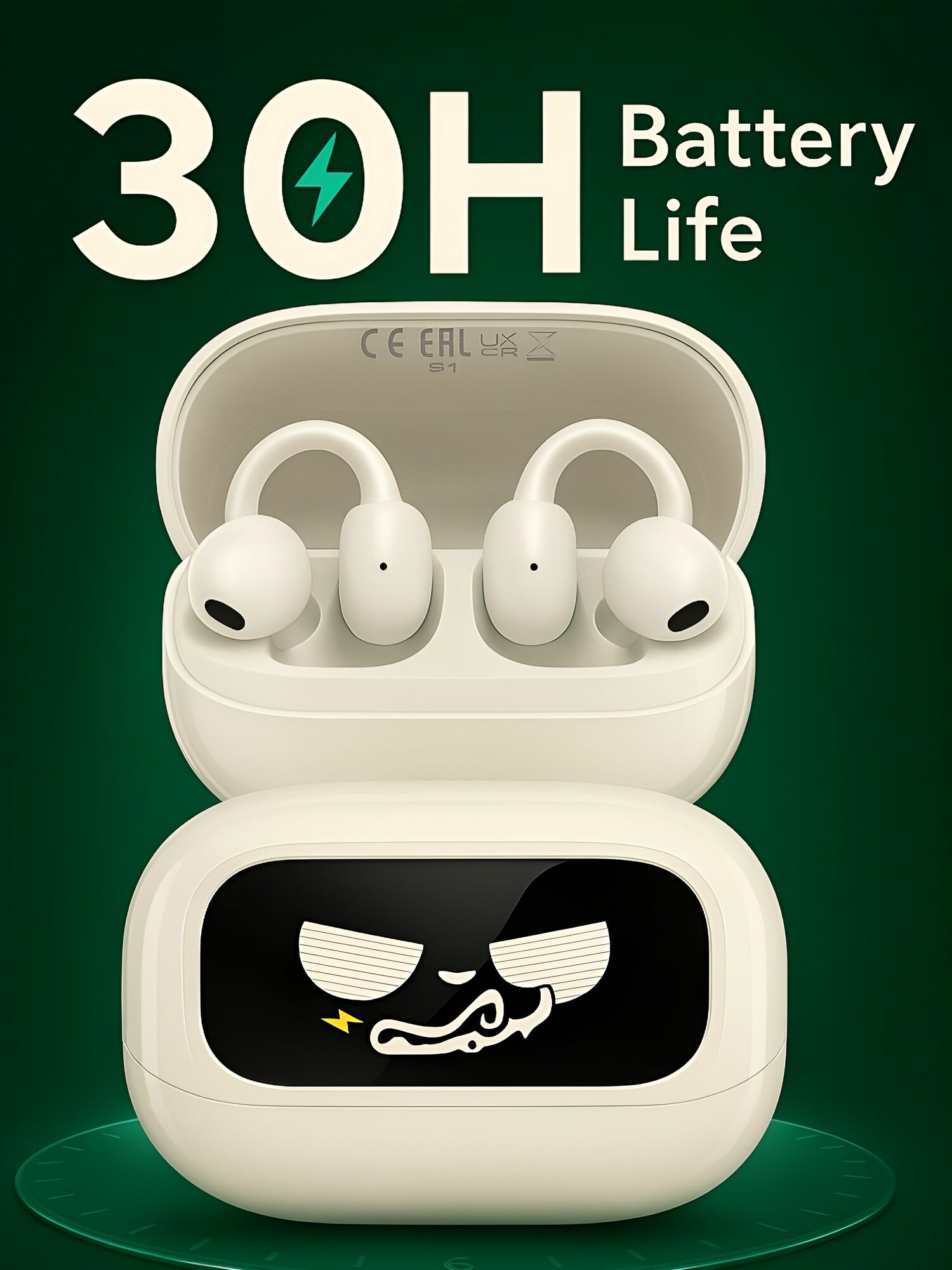 Наушники беспроводные UGREEN с микрофоном и шумоподавлением WS208-55136 — фото 1