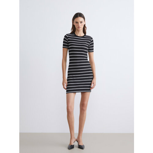 фото Платье lc waikiki, размер m, black striped
