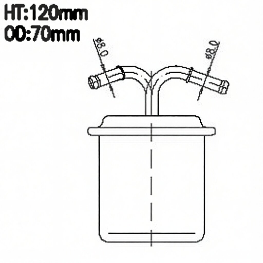 Фильтр топливный SUBARU IMPREZA 2,0 1996 - 2000 SUBARU FORESTER 2,0 1998 - 2002 FS317J JS Asakashi