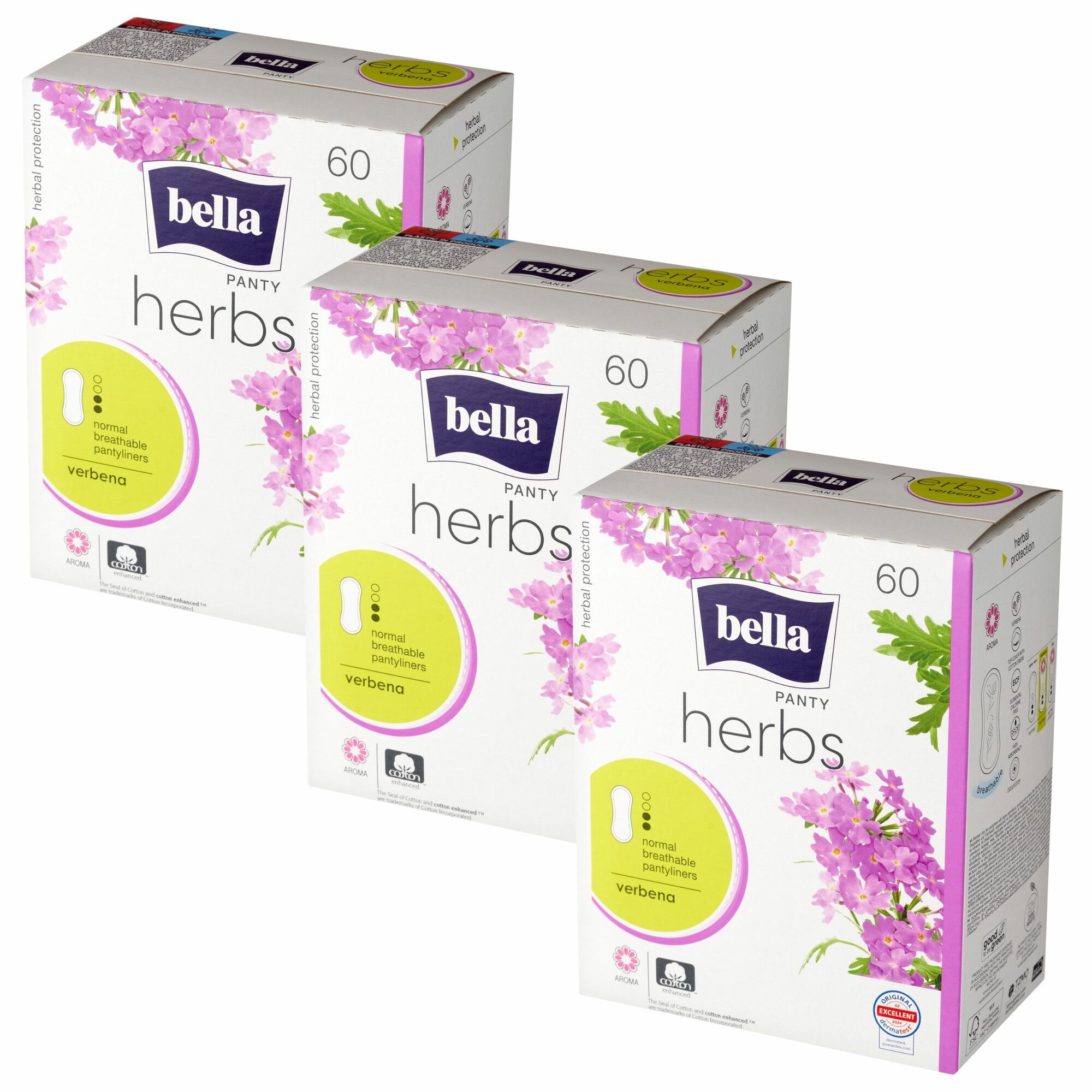Ежедневные прокладки Bella Herbs Verbena 3x60 шт