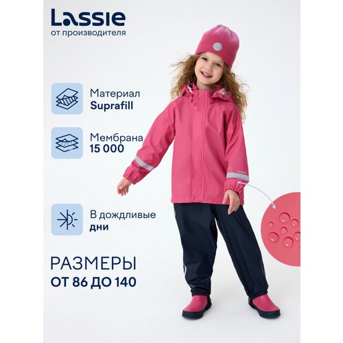 фото Ветровка lassie vesi, размер 92, розовый
