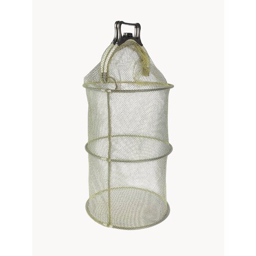 Садок для рыбалки / Садок рыболовный круглый / 3 кольца / с ручкой