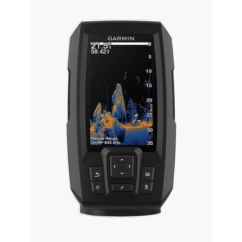 Эхолот Garmin STRIKER Vivid 4CV комплект со струбциной НДНД с датчиком GT20-TM