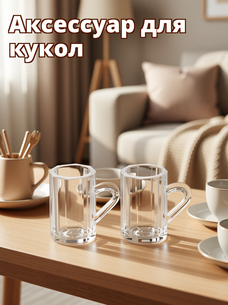 10 Шт Мини Пивные Кружки Для Моделирования Домиков И Сцен 1 6x1 См