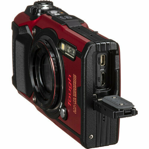 Фотоаппарат Olympus Tough TG-6 красный (V104210RE000) - фото №4