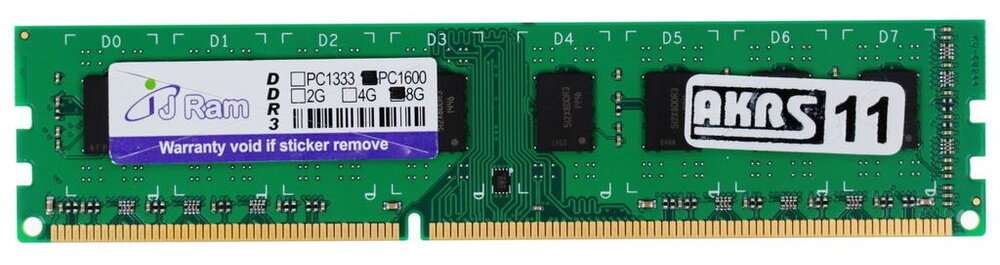Оперативная память JRam [JRL8G1600D3] 8 ГБ DDR3 1600 (PC 12800)