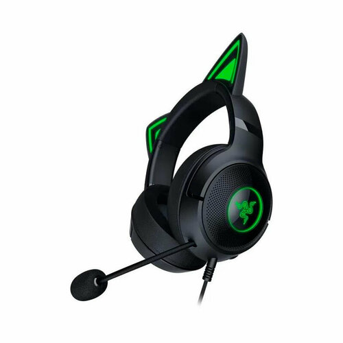 Наушники Razer Kraken Kitty V2 Black RZ04-04730100-R3M1 амбушюры poyatu для razer kraken 7 1 амбушюры для наушников razer kraken 7 1 chroma v2 usb gaming pro v2 амбушюры наволочки