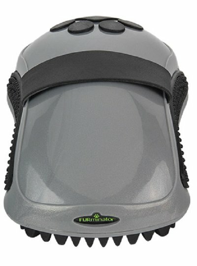 Расческа FURminator Curry Comb резиновая, зубцы 0,5см - фото №1