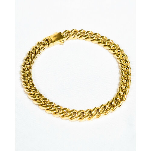 фото Браслет-цепочка, 1 шт., размер 21 см, золотой zloster