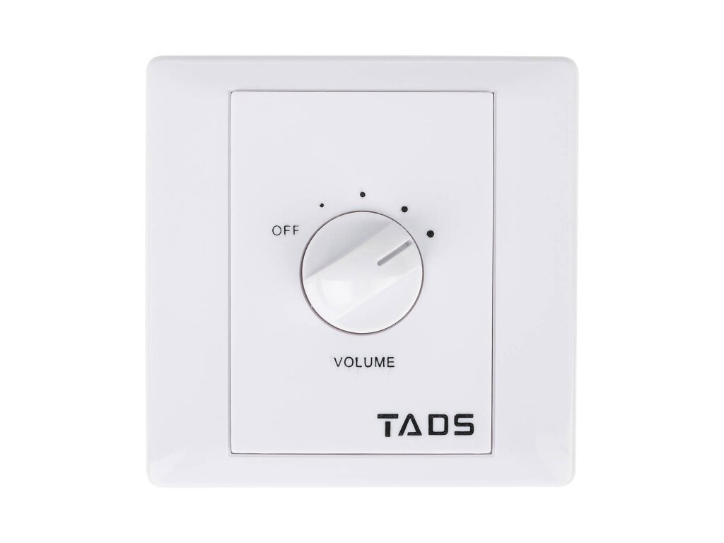 DS-06 Регулятор громкости настенный 6 уровней 86х86мм TADS