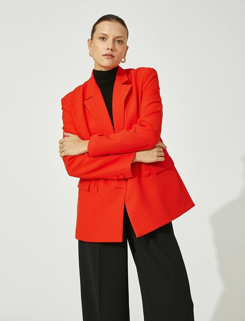 Пиджак KOTON, размер 38, красный