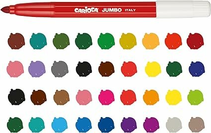 Набор фломастеров Carioca Carioca jumbo - фото №2