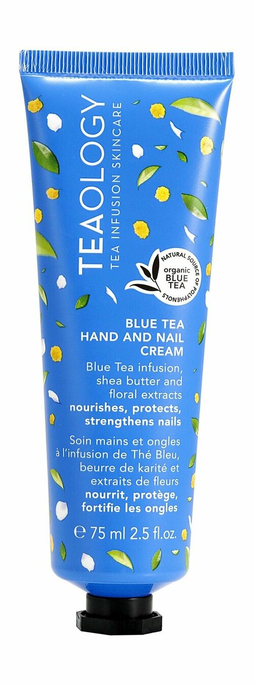 Восстанавливающий крем для рук и ногтей с чаем улун и мимозой / Teaology Blue Tea Hand and Nail Cream