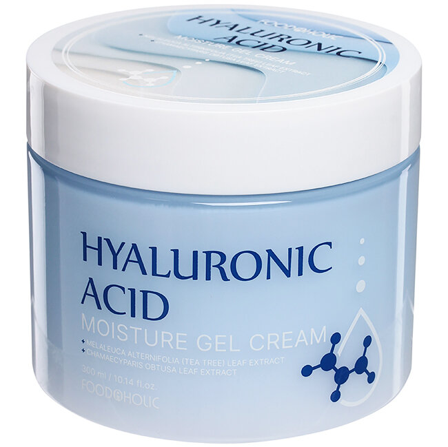 Крем для лица с гиалруоновой кислотой FoodaHolic Hyaluronic Acid Moisture Gel Cream, 300 мл (СГ до 11.2024г.)