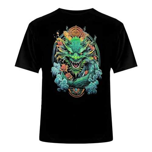 фото Футболка, размер 54, черный banzai