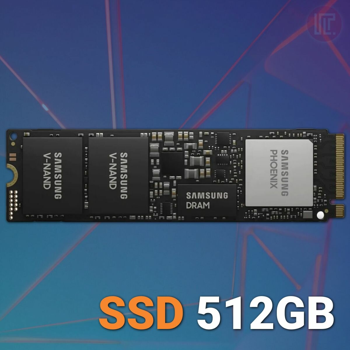 Накопитель M.2 2280 NVMe x4 SAMSUNG PM9A1, 512Gb, MZVL2512HCJQ, R/W 6900/5000Mb/s, 300TBW