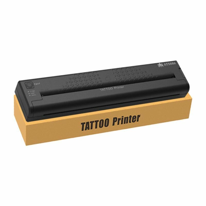 Беспроводной тату термопринтер для эскиза татуировки ATS886 Wireless Tattoo Printer Bluetooth