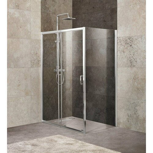 Душевой уголок BelBagno Unique AH1 110x80 см прозрачное стекло