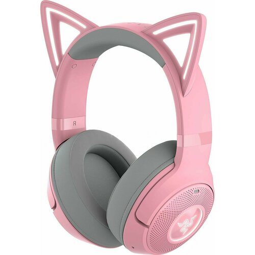 Игровые наушники беспроводные Razer Kraken Kitty V2 BT Bluetooth розовый 1629000₽