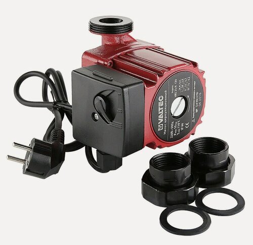 Изображение товара Насос циркуляционный VALTEC RS 25/4-130 с гайками VRS.254.13.0