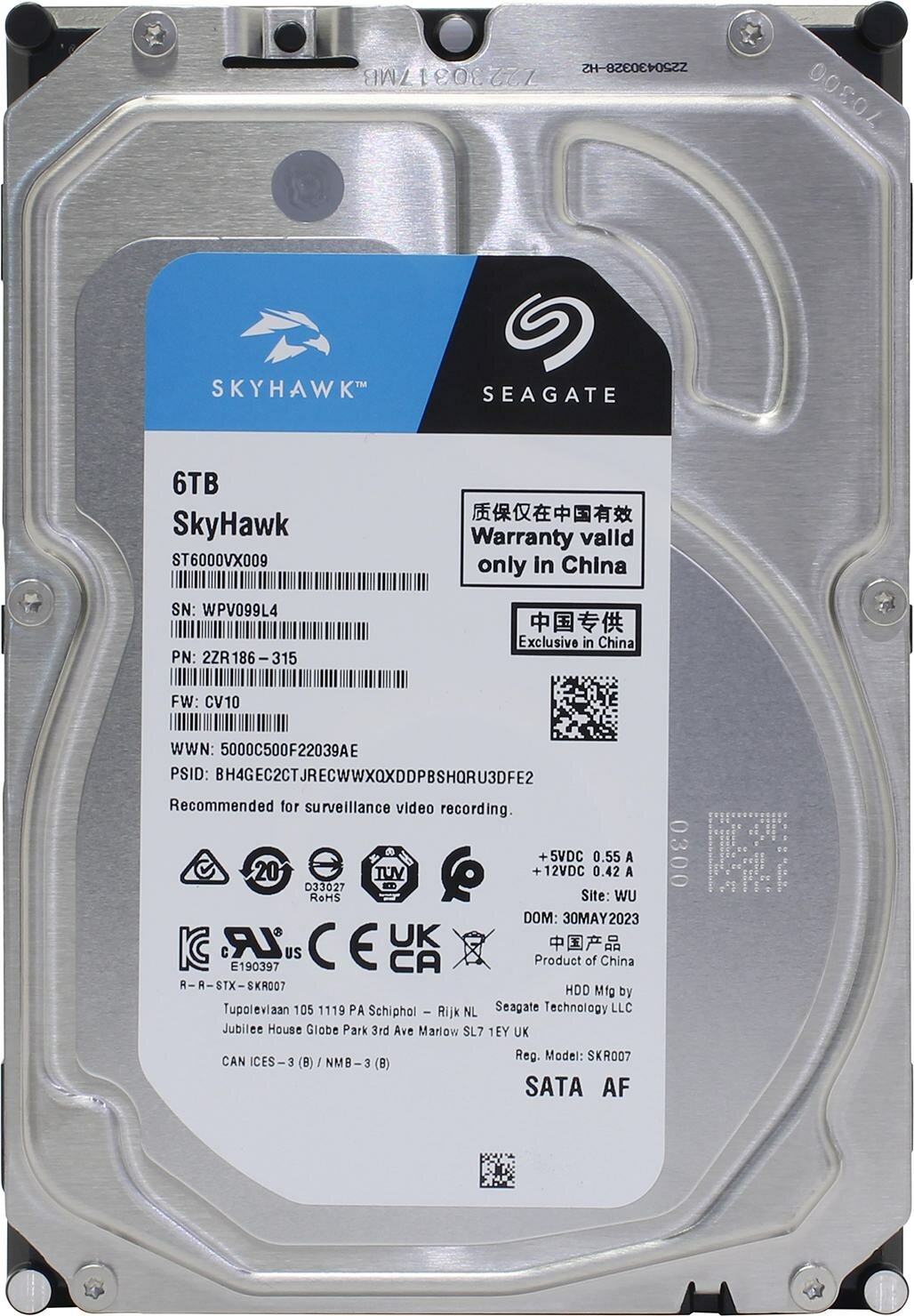 Жесткий диск SATA 6TB 5400RPM 6GB/S 256MB ST6000VX009 SEAGATE - фото №7