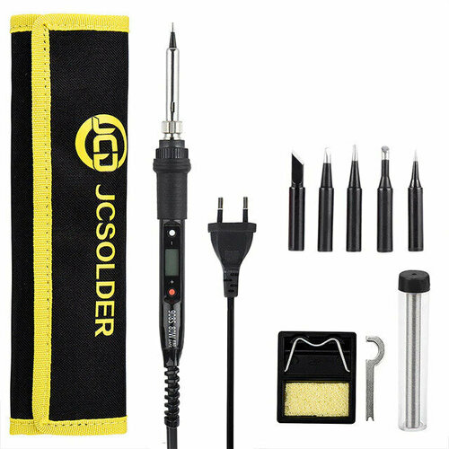 Электрический паяльник 80 Вт с цифровым ЖК-дисплеем 214900₽