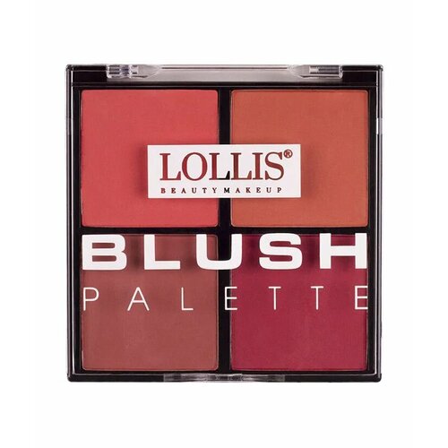 LOLLIS Румяна для лица Blush Palette 4 Colors 01 28г