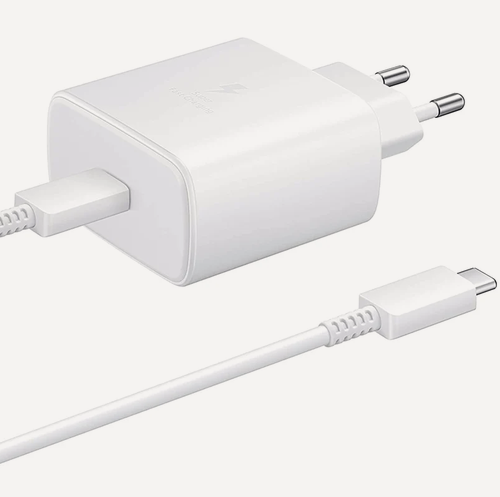 Изображение товара Сетевое зарядное устройство для Samsung / Быстрая зарядка 45W с кабелем (USB Type-C-USB Type-C)